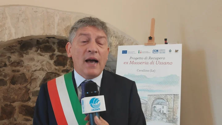 Benedizione ed inaugurazione della ex Masseria di Ussano, bene confiscato alla mafia, è stato recuperato ed oggi diventa