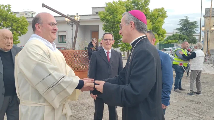 Celebrazione eucaristica con la presenza di S.E.R. Mons. Giuseppe Mengoli, Vescovo di San Severo.