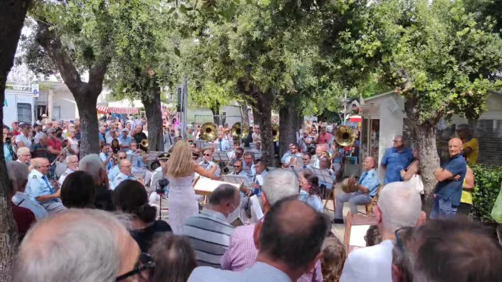 La banda di Conversano al matinée del 14 agosto 2022 in occasione della Festa dei Santi Martiri di Otranto