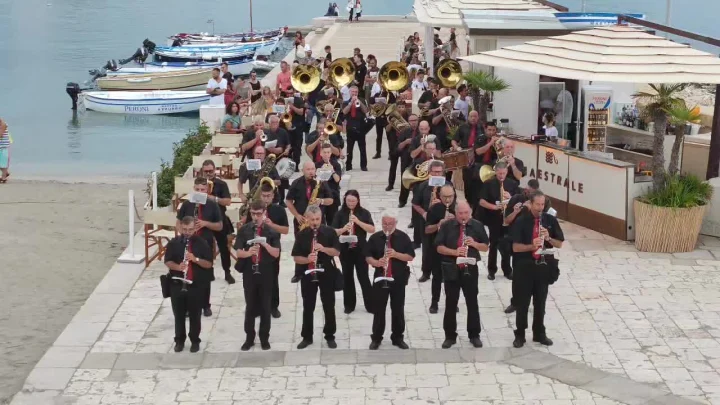 La banda di questo pomeriggio, 13 agosto 2022, in occasione della Festa dei Santi Martiri di Otranto