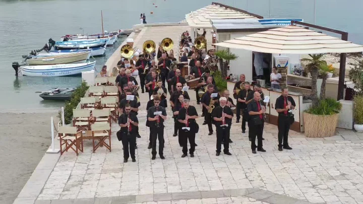 La banda di questo pomeriggio, 13 agosto 2022, in occasione della Festa dei Santi Martiri di Otranto