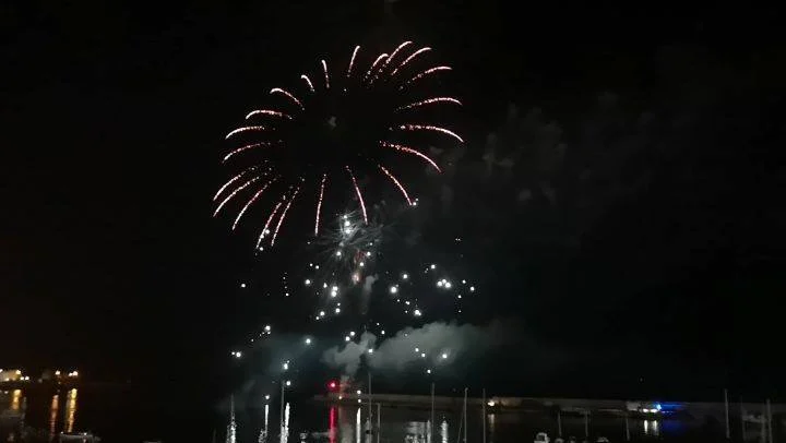 I fuochi in Onore alla Madonna dell'Altomare di Otranto, festa che ricorre ogni prima domenica di settembre.