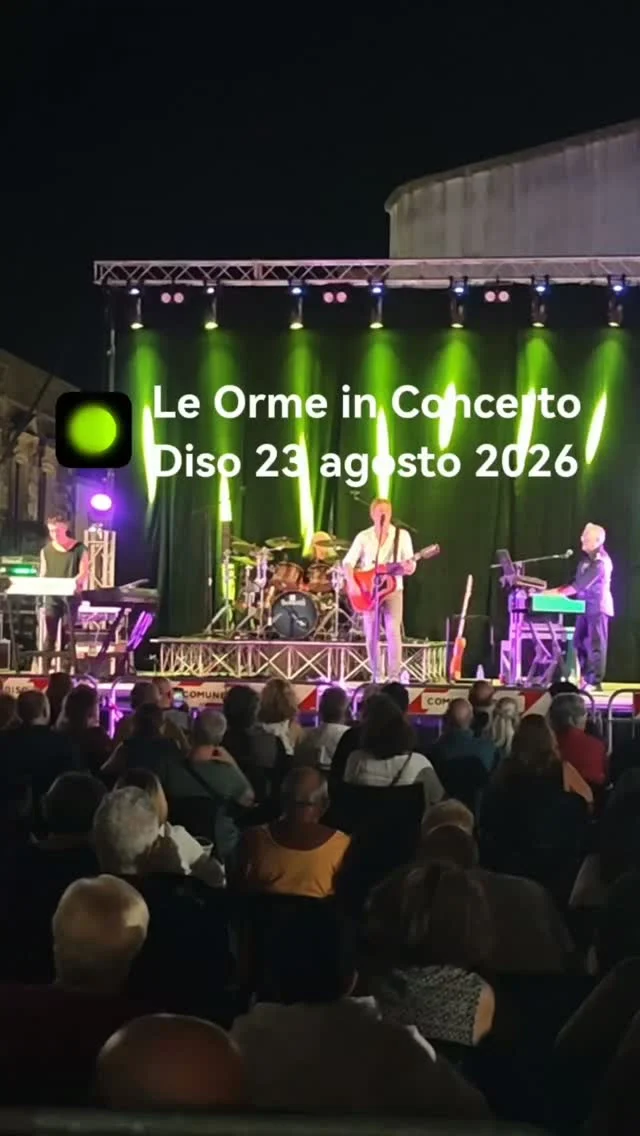Ieri sera a Diso, palco per una delle band più longeve e influenti del rock progressivo italiano: Le Orme.