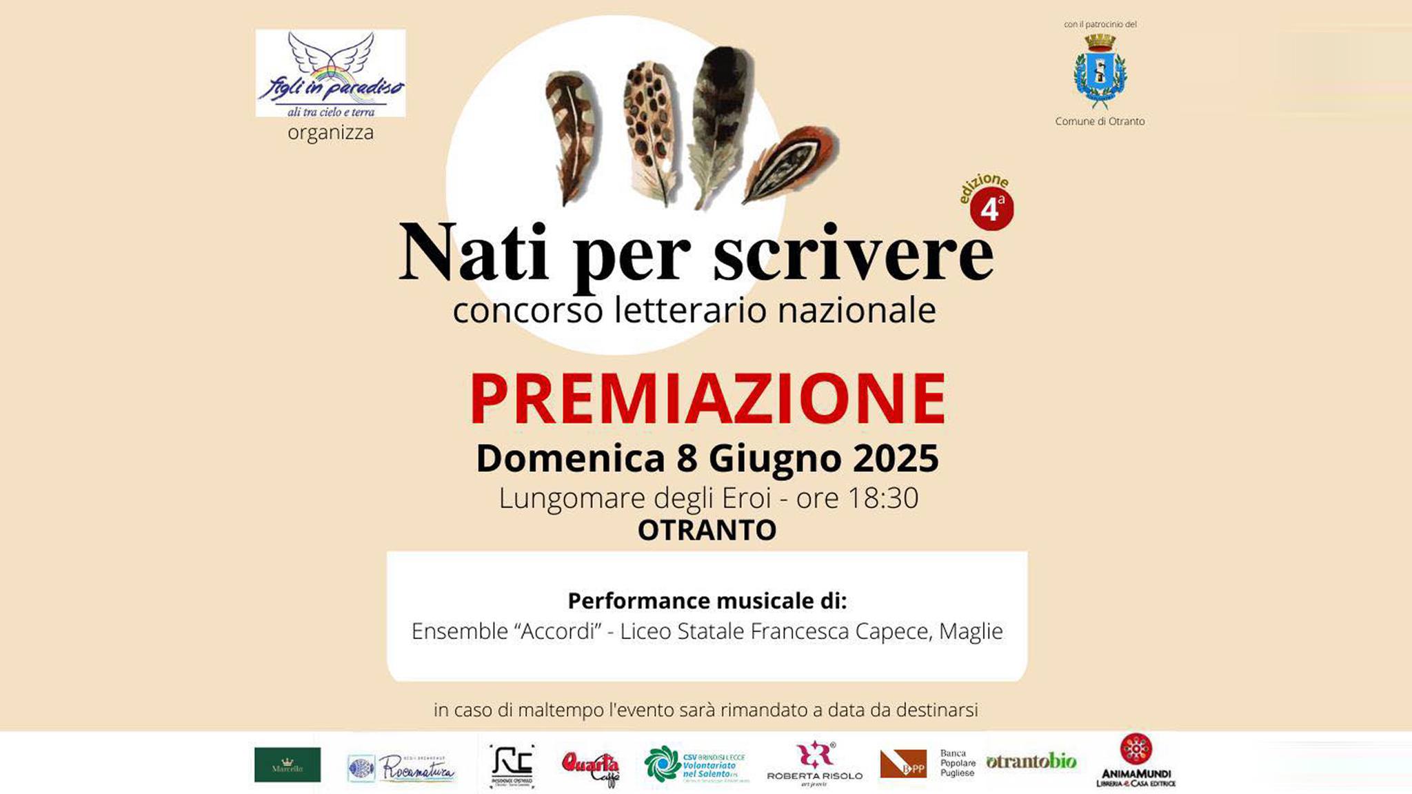 📚✨ Emozioni, parole e giovani talenti: "Nati per scrivere" 2025 ✨📚