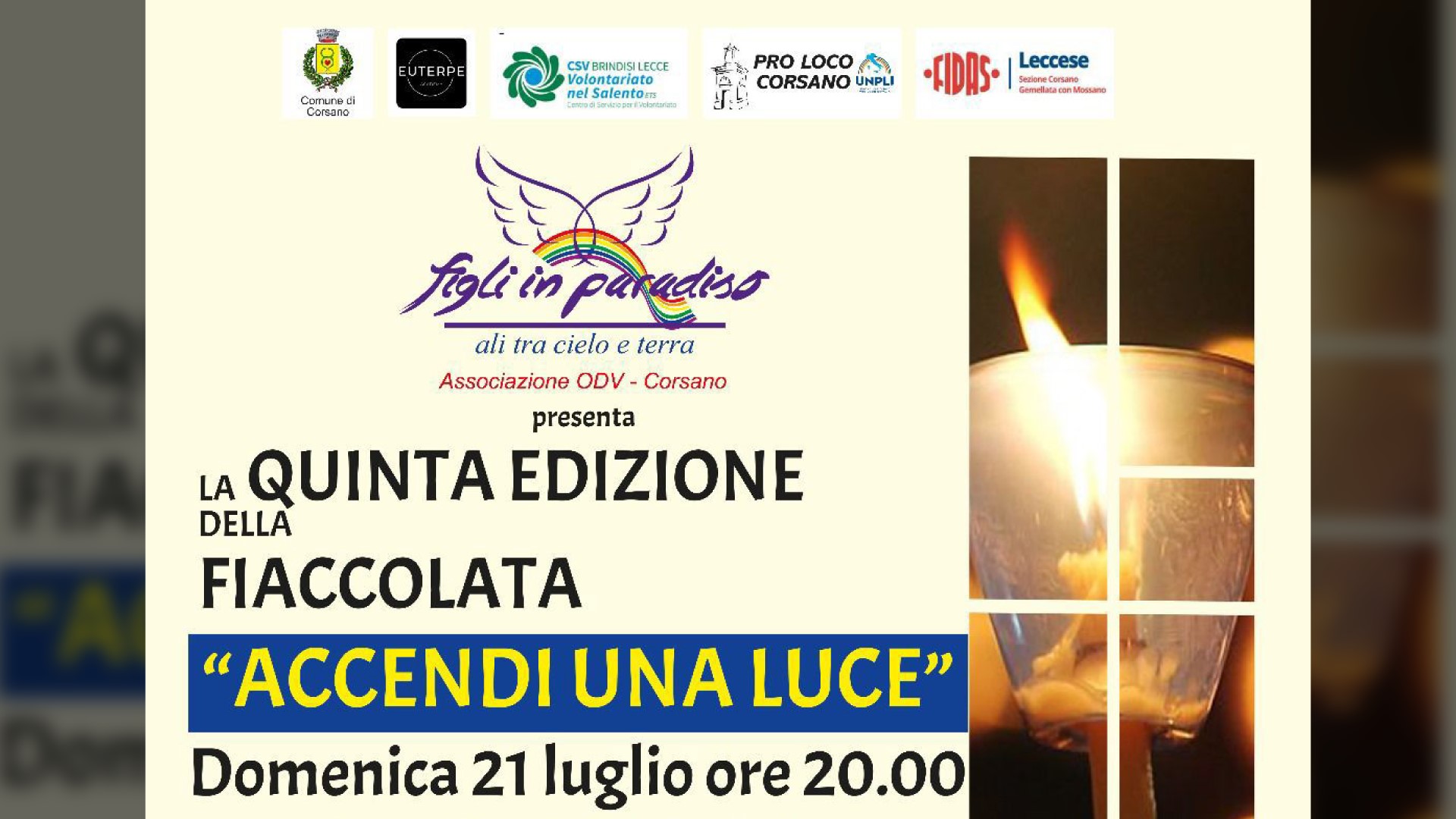 Corsano. ACCENDI UNA LUCE 2024 - V Edizione
