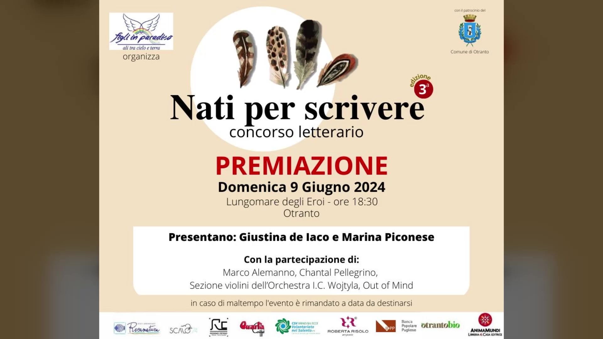 Concorso Letterario "Nati per Scrivere" 2024